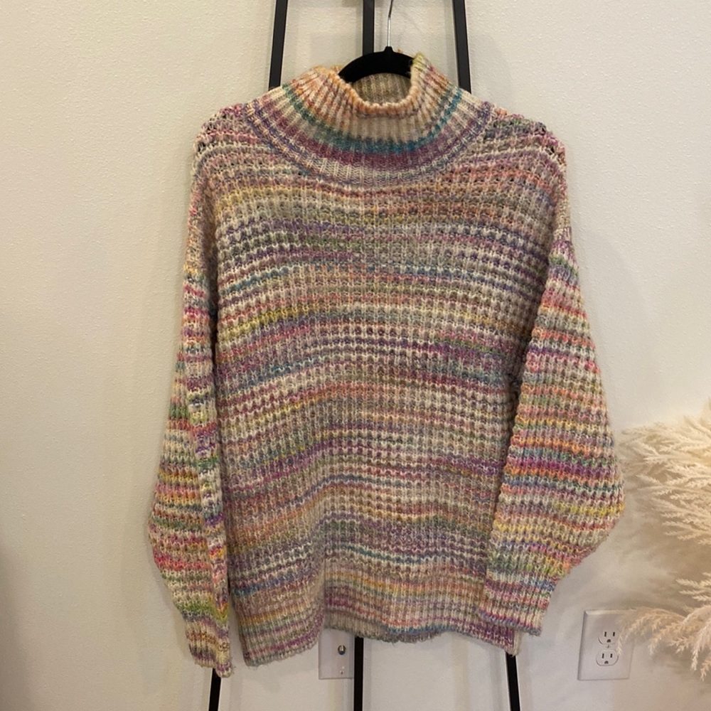 Pastel Rainbow Topshop Sweater!